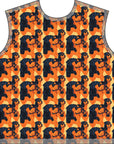 Rottweiler Chic Pawsitivity Men's Pajama Set