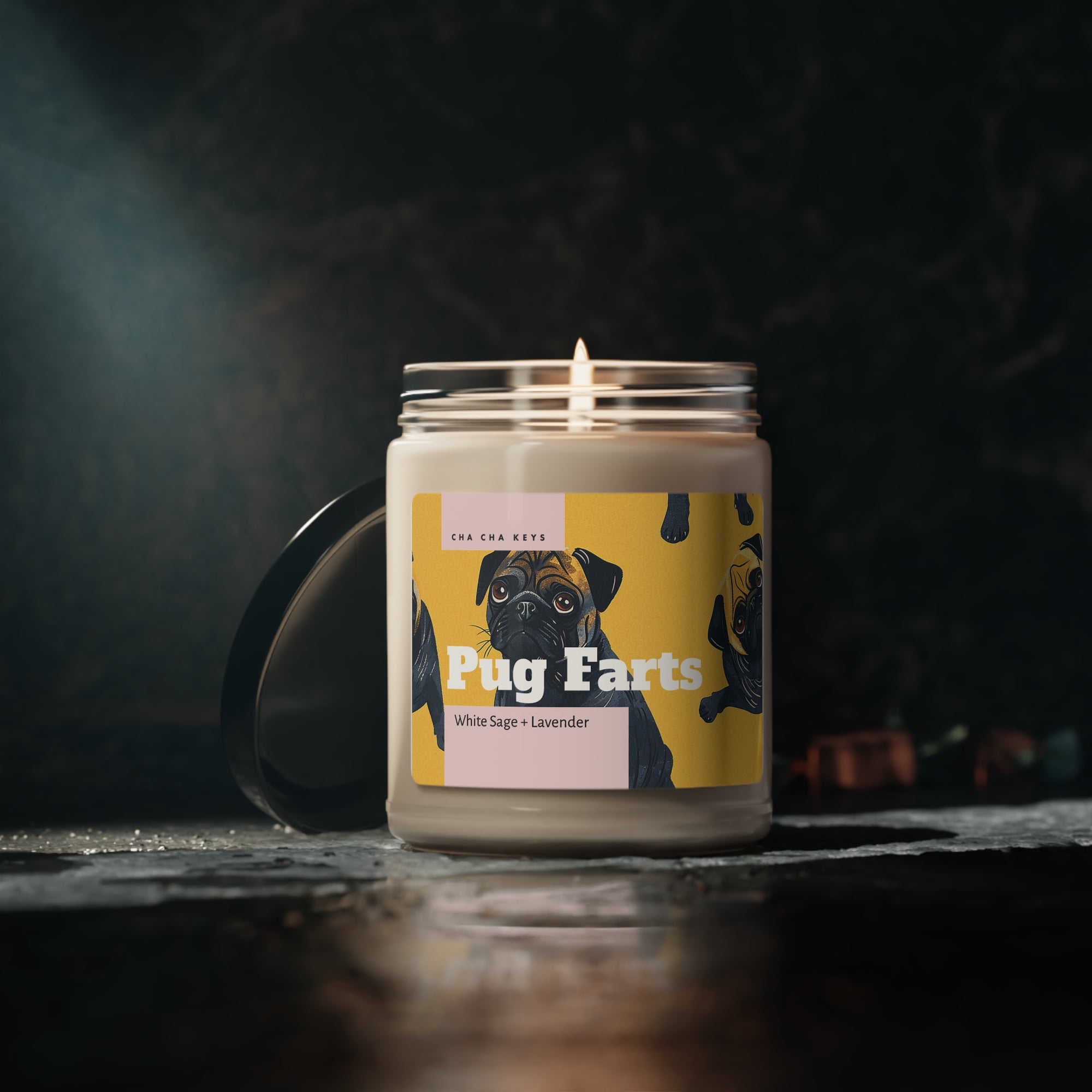 Pug Farts Candles