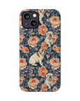 Blooming Bulldog Beauty Slim Phone Cases