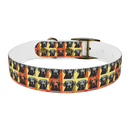 Whimsical Warhol Labrador Dog Collar