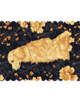 Golden Paws Floral Frenchie Postcards