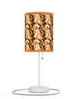 Golden Woof Abstract Glamour Lamp on a Stand