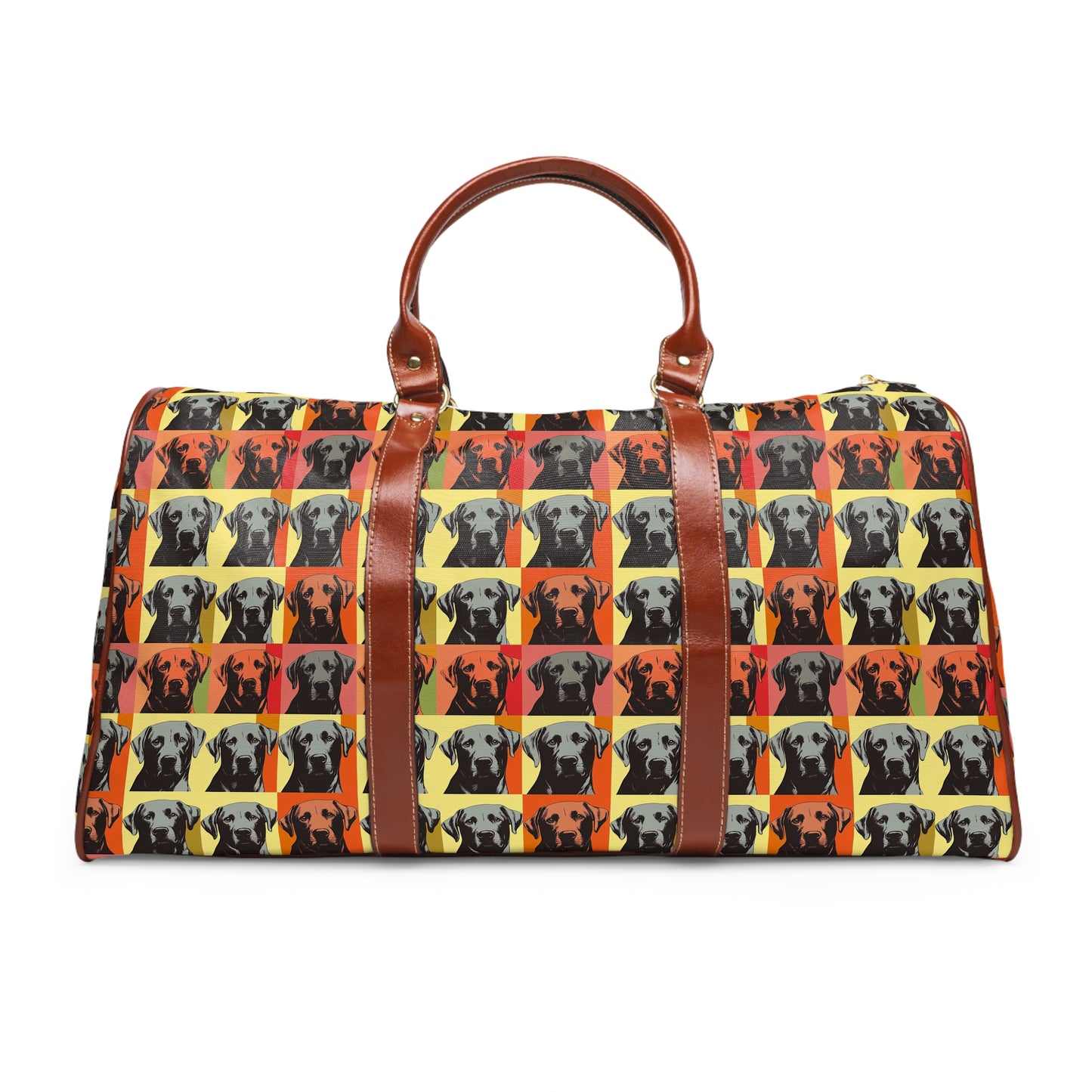 Whimsical Warhol Labrador Waterproof Travel Bag