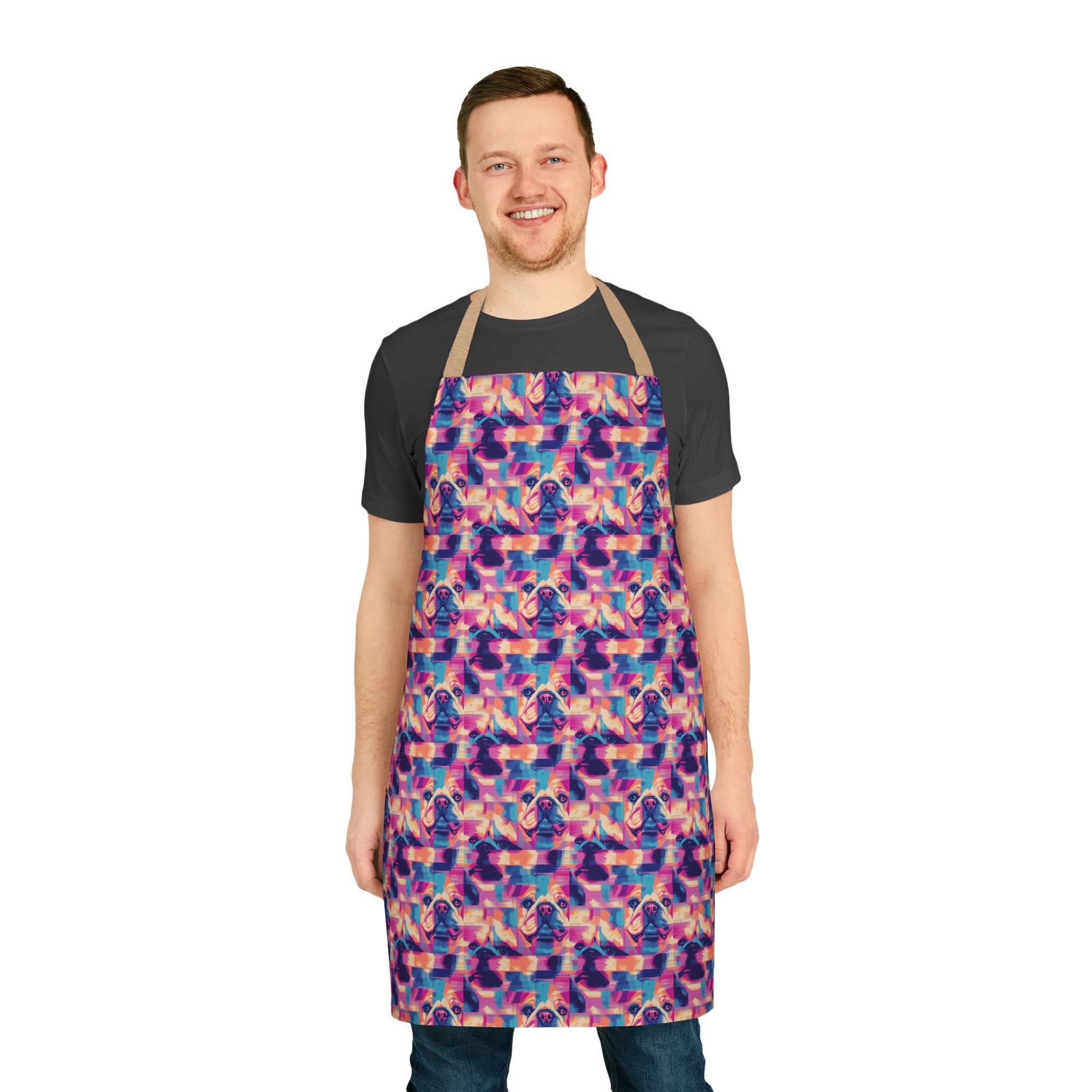 Dazzling Bulldog Chic Apron