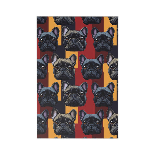 Chic Canine Checkmate - Frenchie Edition Postcards