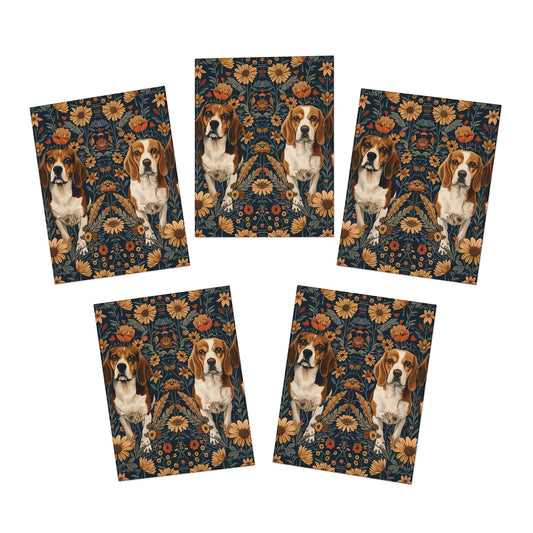 Beagle Buddies Meadow Magic Greeting Cards (5-Pack)