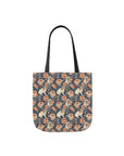 Blooming Bulldog Beauty Canvas Tote Bag