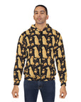 Golden Paws Floral Frenchie Unisex Zip Hoodie