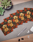 Golden Pawsatronic Tapestry Greeting Cards (5-Pack)