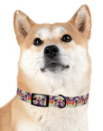 Glitchy Bulldog Blitz Dog Collar