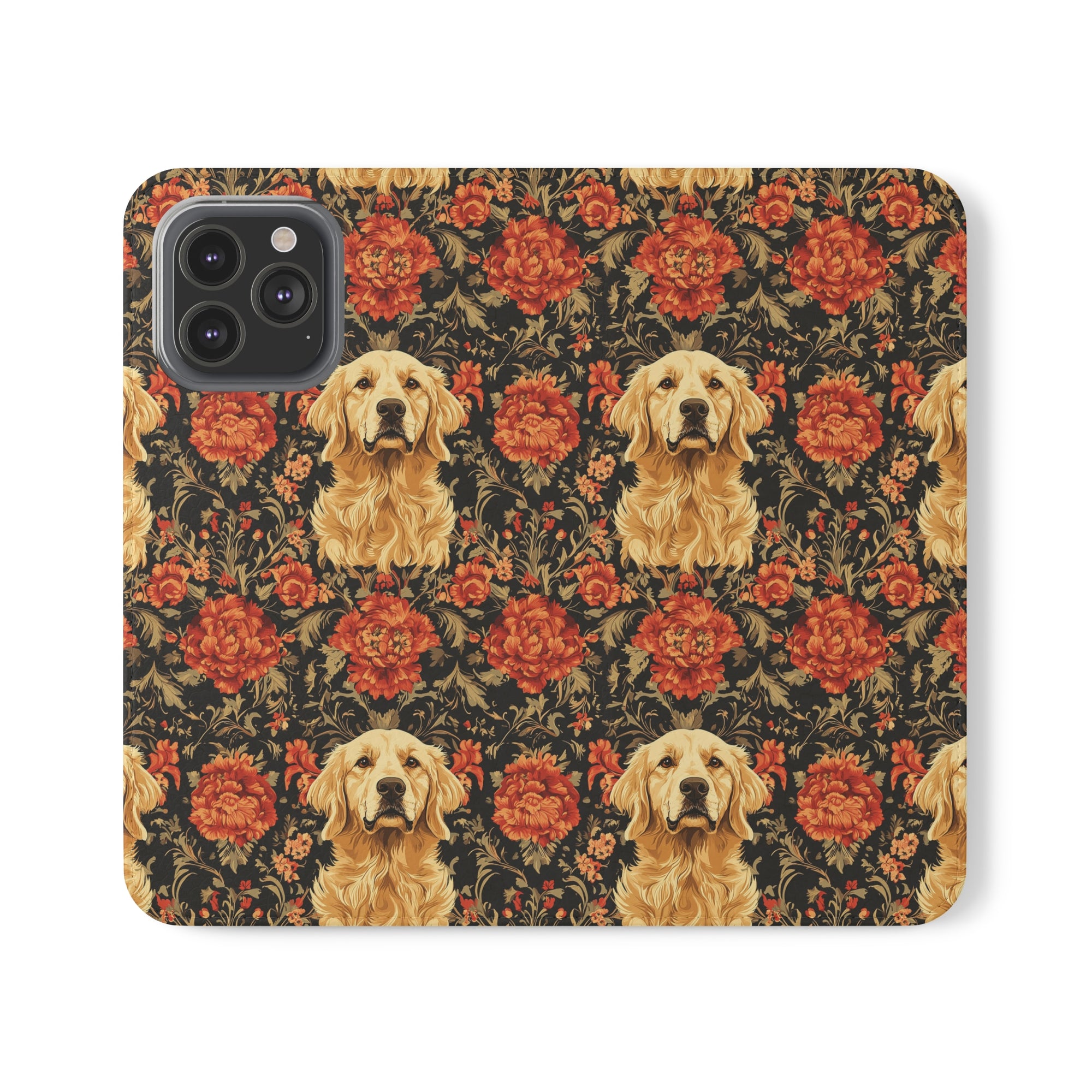 Golden Pawsatronic Tapestry Flip Cases