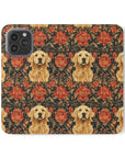 Golden Pawsatronic Tapestry Flip Cases