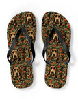 Labrador Lush Pooch Tapestry Flip Flops