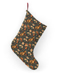 Dazzling Dachsund Blossoms & Foliage Christmas Stockings