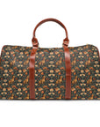 Dazzling Dachsund Blossoms & Foliage Waterproof Travel Bag