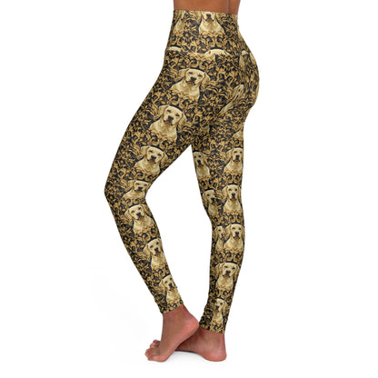 Royal Pawsitivity Labs High Waisted Yoga Leggings