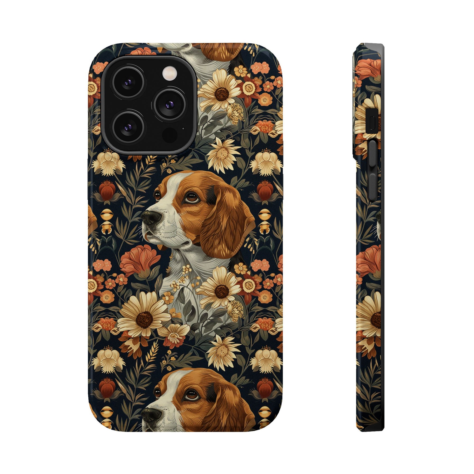 Beagle Blossoms Magnetic Tough Cases