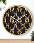 Majestic Hound Couture: German Shepherd LuxeBlend Wall Clock