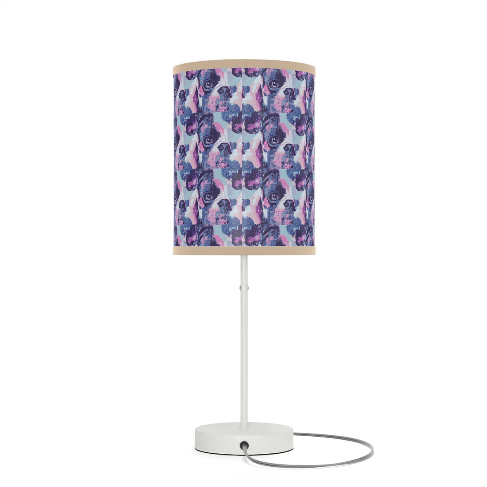 Funky Geometric Boxerista Lamp on a Stand