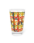 Corgi Chic Popart Pup Pint Glass