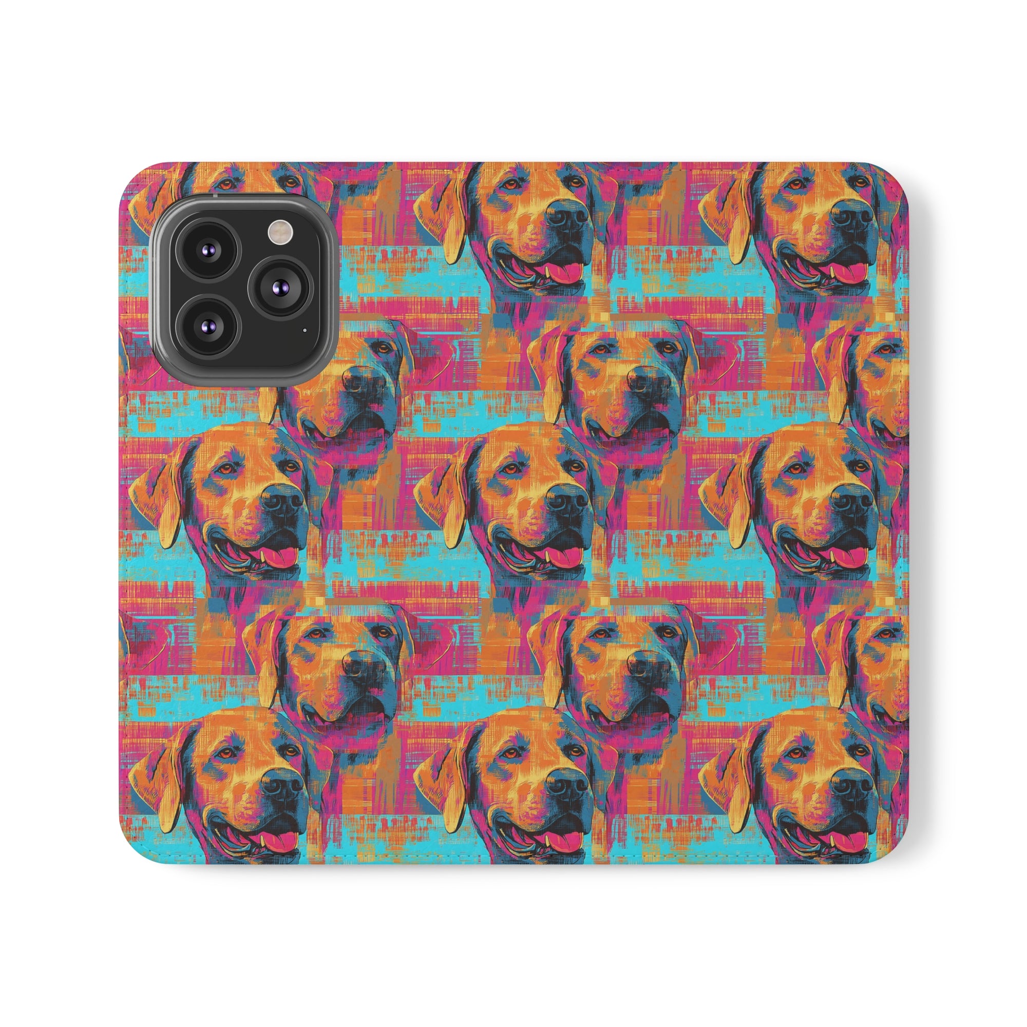 Rustic Charm Labrador Chic Flip Cases