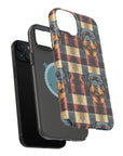 Pawsome Rottweiler Royalty Plaid Magnetic Tough Cases