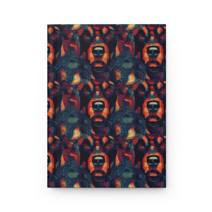 Rustic Rottie Charm Hardcover Journal Matte