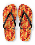 Golden Glamour Paws Flip Flops