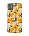 Golden Glitz 'n Glamour Woofwear Slim Phone Cases