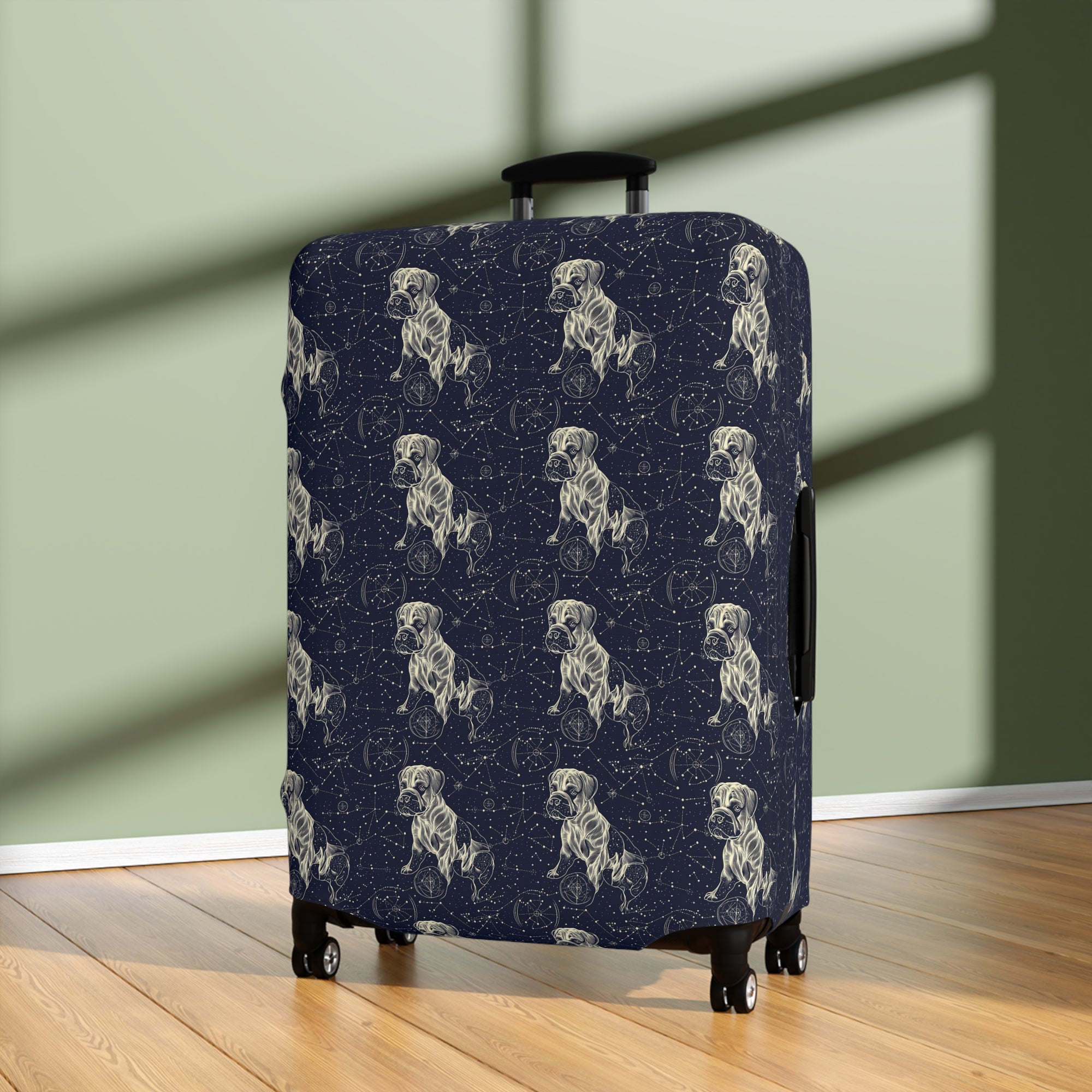 Celestial Boxer Bliss Luggage Cover