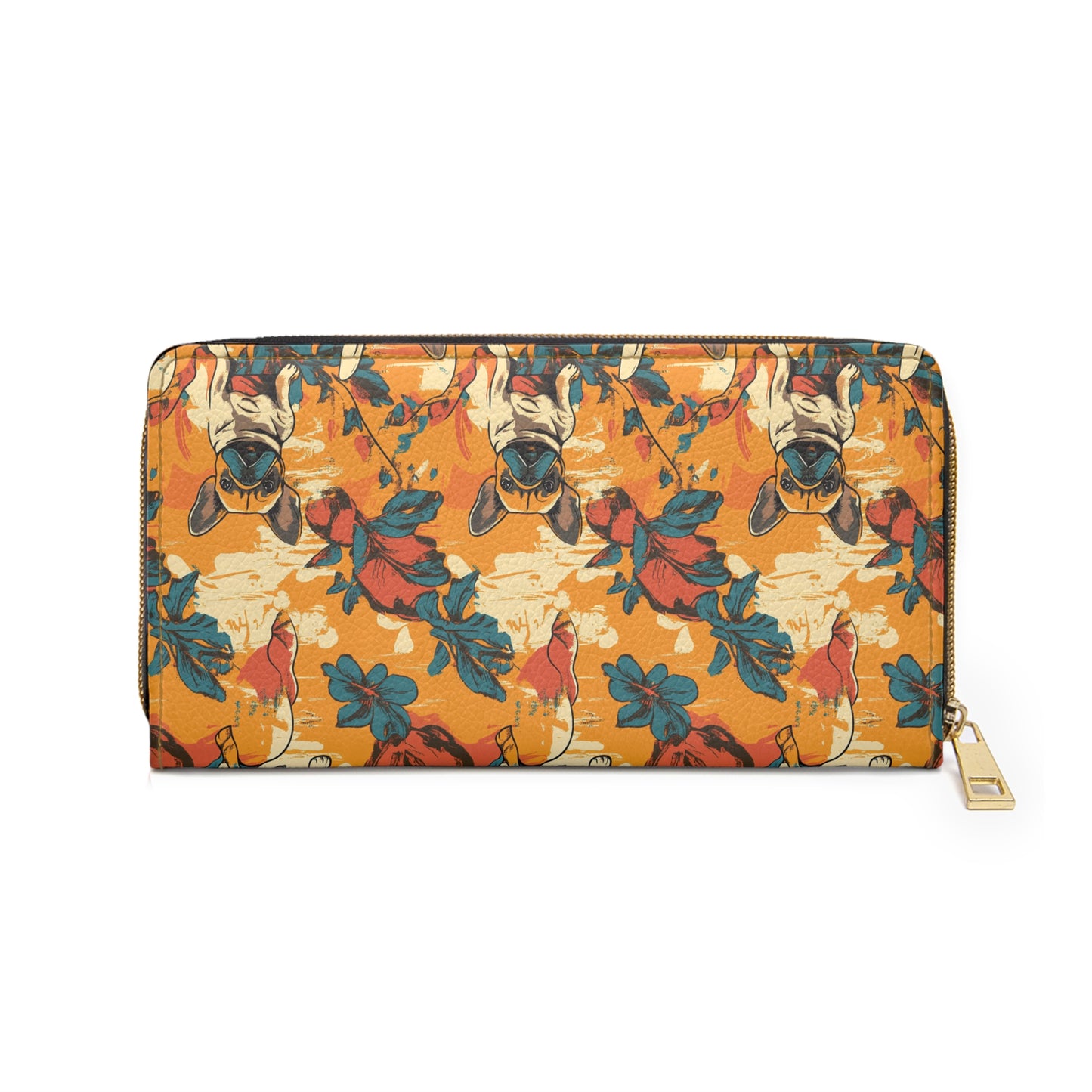 Frenchie Glow-Up Galore Zipper Wallet