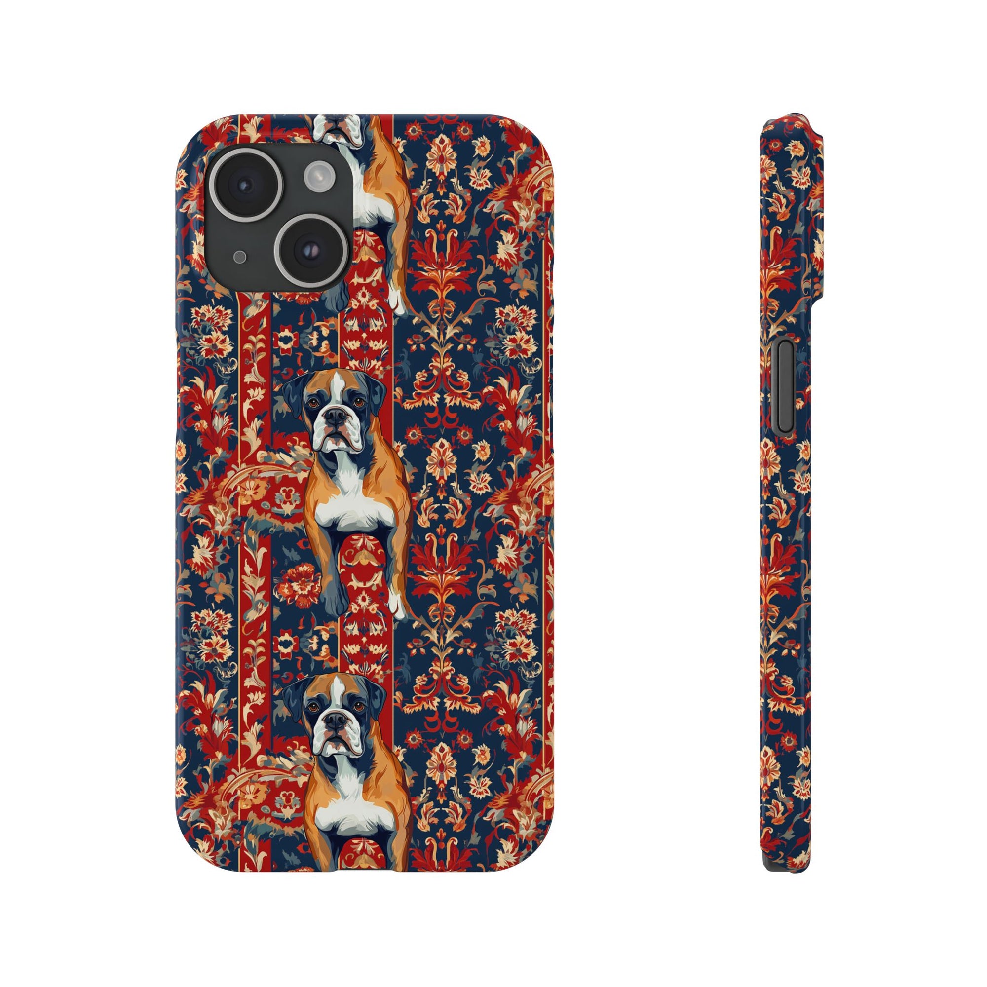 Boxer Blossom Tapestry Delight Slim Phone Cases