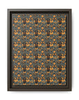 Ruffle Rottie Glamourific Matte Canvas, Framed