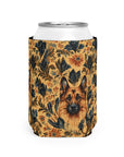 Autumnal German Shepherd Glamour Can Cooler Sleeve