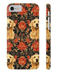 Golden Pawsatronic Tapestry Slim Phone Cases