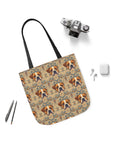 Bowtie Boxer Bliss Canvas Tote Bag