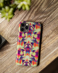 Glitchy Bulldog Blitz Slim Phone Cases