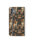 Beagle Blossom Bonanza Flip Cases