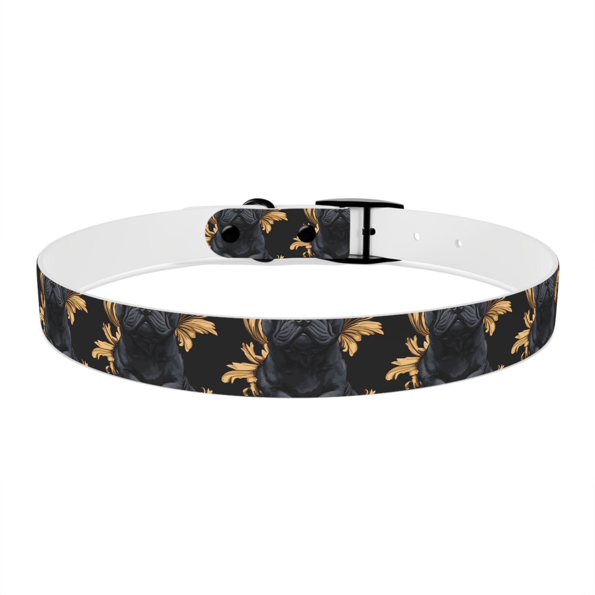 Regal Frenchie Noir Elegance Dog Collar