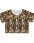 Beagle Blossoms Crop Tee