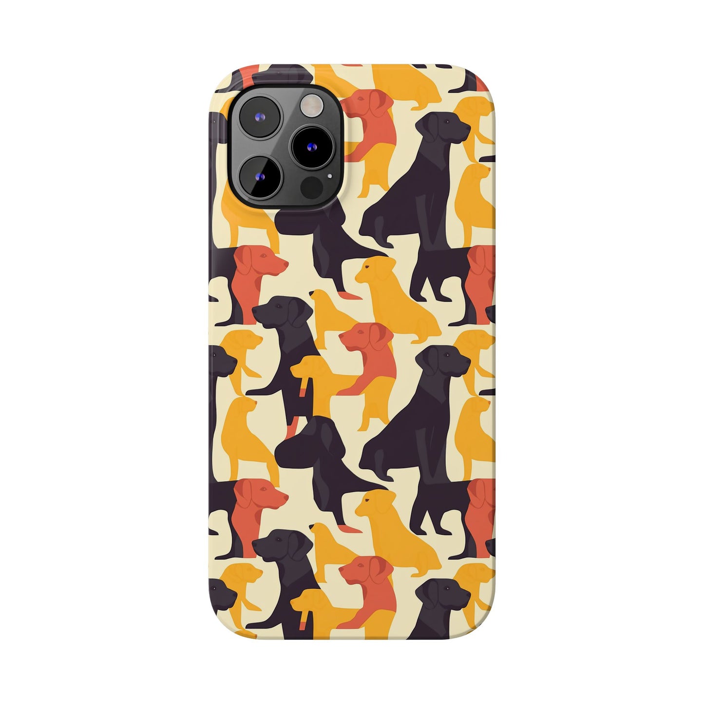 Modern Charm Labrador Chic Slim Phone Cases