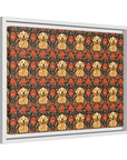 Golden Pawsatronic Tapestry Matte Canvas, Framed