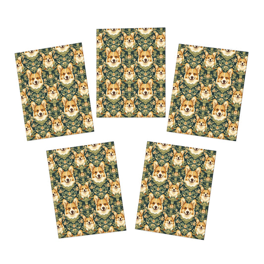 Corgi Charmz Greeting Cards (5-Pack)