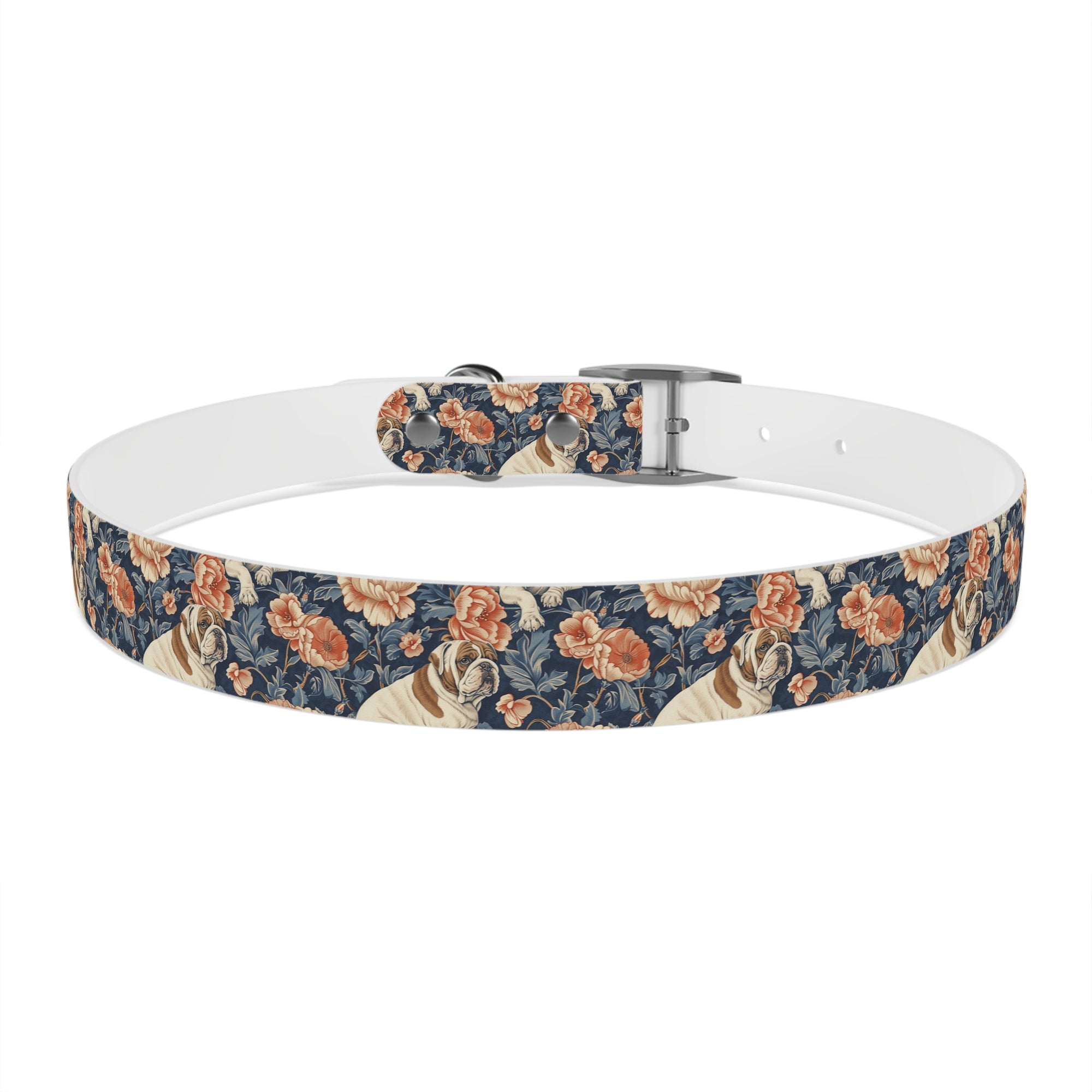 Blooming Bulldog Beauty Dog Collar