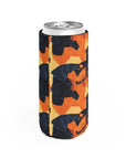 Rottweiler Chic Pawsitivity Slim Can Cooler