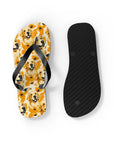 Golden Glitz 'n Glamour Woofwear Flip Flops