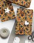 Autumnal German Shepherd Glamour Gift Wrap Papers