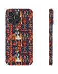 Boxer Blossom Tapestry Delight Slim Phone Cases