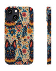 Bloomhound Shepherd Sentinel Slim Phone Cases