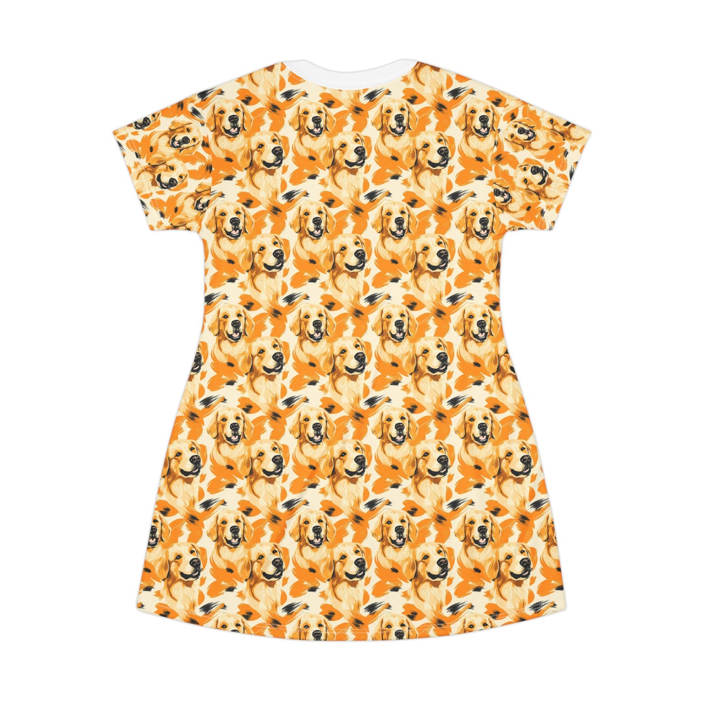 Golden Glitz 'n Glamour Woofwear T-Shirt Dress